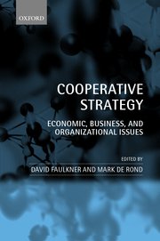 Cover for 

Cooperative Strategy






