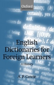 Cover for 

English Dictionaries for Foreign Learners






