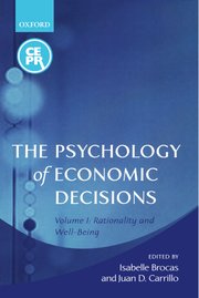 Cover for 

The Psychology of Economic Decisions






