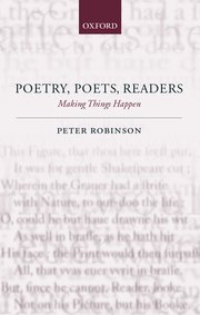 Cover for 

Poetry, Poets, Readers






