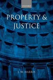 Cover for 

Property and Justice






