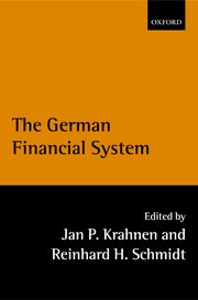 Cover for 

The German Financial System






