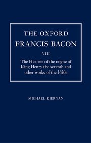 Cover for 

The Oxford Francis Bacon VIII






