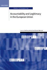 Cover for 

Accountability and Legitimacy in the European Union







