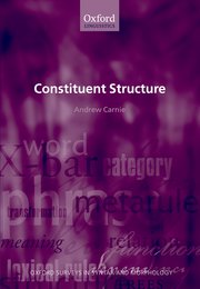 Cover for 

Constituent Structure






