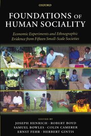 Cover for 

Foundations of Human Sociality






