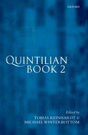 Cover for 

Quintilian Institutio Oratoria






