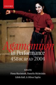 Cover for 

Agamemnon in Performance






