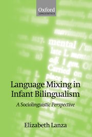 Cover for 

Language Mixing in Infant Bilingualism






