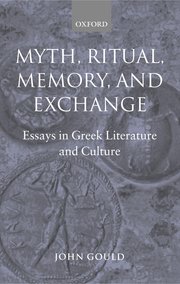 Cover for 

Myth, Ritual, Memory, and Exchange






