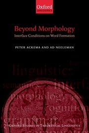 Cover for 

Beyond Morphology






