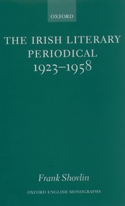 Cover for 

The Irish Literary Periodical 1923-1958






