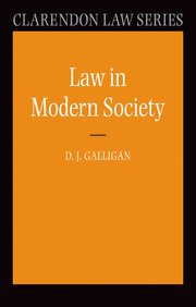 Cover for 

Law in Modern Society






