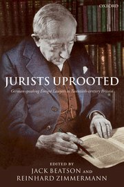 Cover for 

Jurists Uprooted






