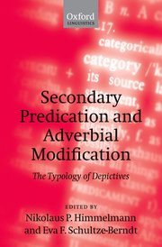 Cover for 

Secondary Predication and Adverbial Modification






