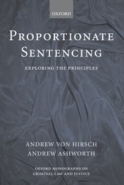 Cover for 

Proportionate Sentencing







