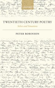 Cover for 

Twentieth Century Poetry






