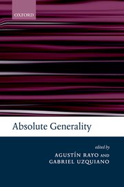 Cover for 

Absolute Generality






