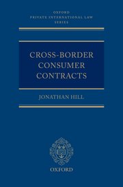 Cover for 

Cross-Border Consumer Contracts






