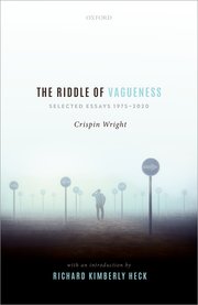 Cover for 

The Riddle of Vagueness






