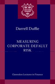 Cover for 

Measuring Corporate Default Risk






