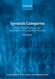Cover for 

Syntactic Categories






