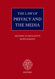 Cover for 

The Law of Privacy and the Media






