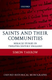 Cover for 

Saints and their Communities






