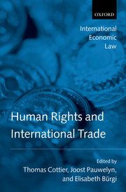 Cover for 

Human Rights and International Trade






