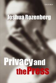 Cover for 

Privacy and the Press






