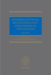Cover for 

Pharmaceutical, Biotechnology and Chemical Inventions






