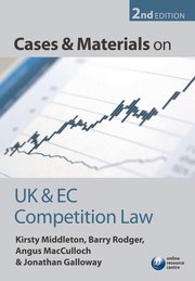 Cover for 

Cases and Materials on UK and EC Competition Law






