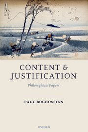 Cover for 

Content and Justification






