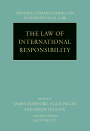 Cover for 

The Law of International Responsibility






