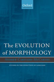 Cover for 

The Evolution of Morphology






