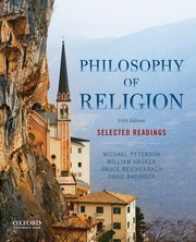 Cover for 

Philosophy of Religion






