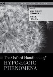 Cover for 

The Oxford Handbook of Hypo-egoic Phenomena






