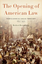 Cover for 

The Opening of American Law







