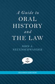Cover for 

A Guide to Oral History and the Law






