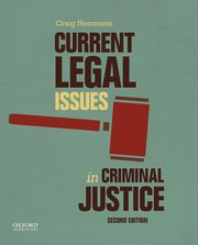 Cover for 

Current Legal Issues in Criminal Justice







