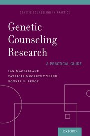 Cover for 

Genetic Counseling Research: A Practical Guide






