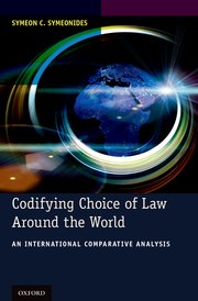 Cover for 

Codifying Choice of Law Around the World






