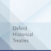 Cover for 

Oxford Historical Treaties






