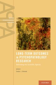Cover for 

Long-Term Outcomes in Psychopathology Research






