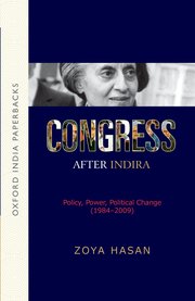 Cover for 

Congress After Indira






