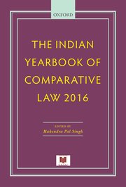 Cover for 

The Indian Yearbook of Comparative Law 2016







