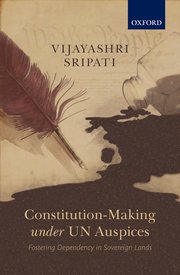 Cover for 

Constitution-Making under UN Auspices






