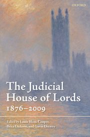 Cover for 

The Judicial House of Lords






