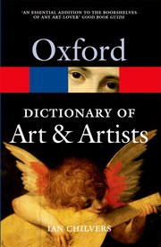 Cover for 

The Oxford Dictionary of Art and Artists






