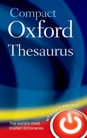 Cover for 

Compact Oxford Thesaurus






